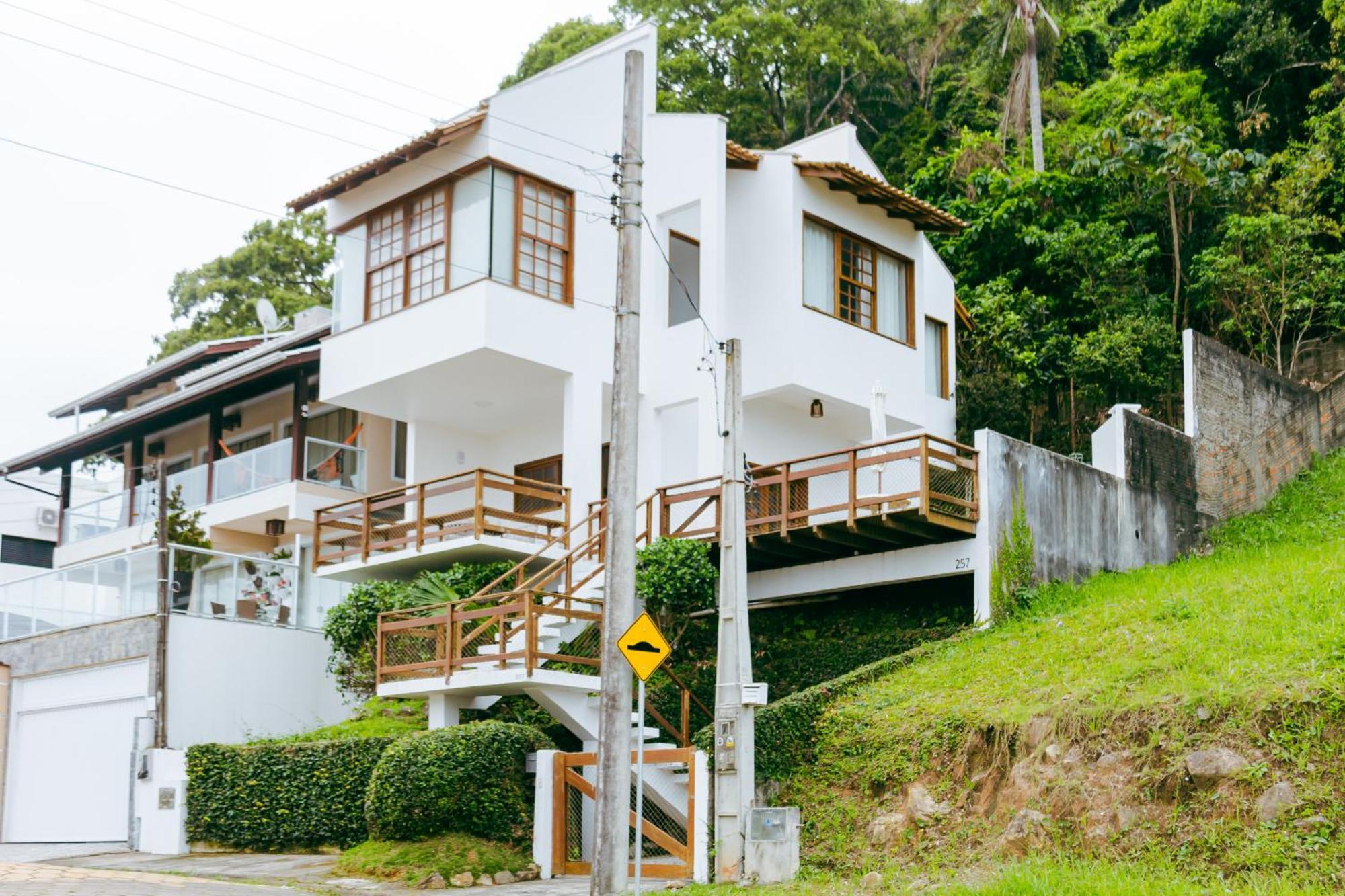 ペーニャ Casa Com Vista Mar Na Praia Do Quilombo Fs6338ヴィラ エクステリア 写真